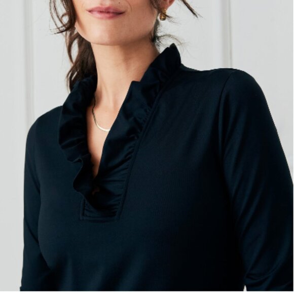 J. McLaughlin Durham Ruffle Top - Picture 4 of 9